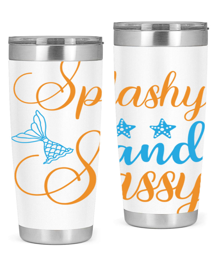 Splashy and Sassy Design 625#- mermaid- Tumbler