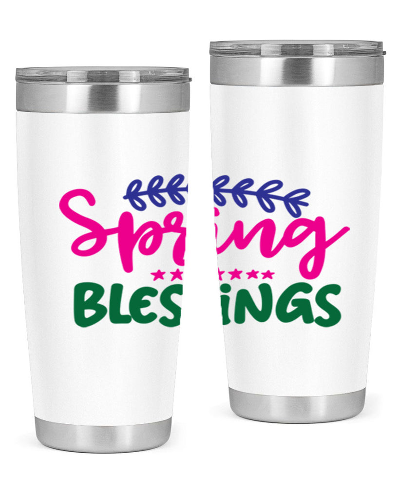 Spring Blessings 419#- spring- Tumbler