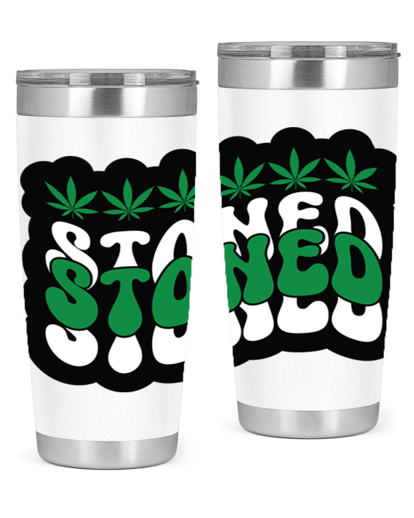 Stoned 255#- marijuana- Tumbler