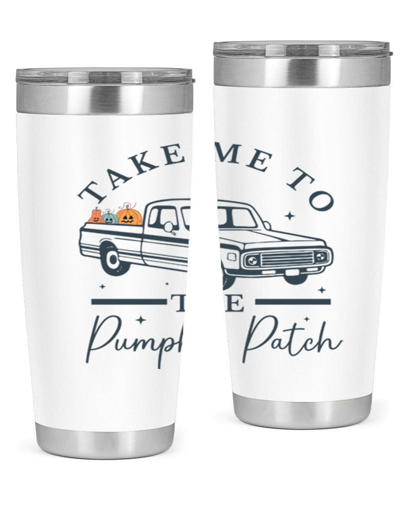 Take Me To The Pumpkin Patch 593#- fall- Tumbler