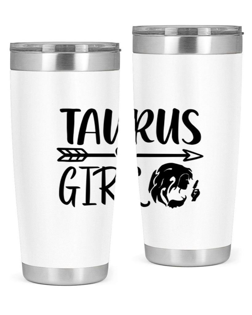 Taurus girl 498#- zodiac- Tumbler