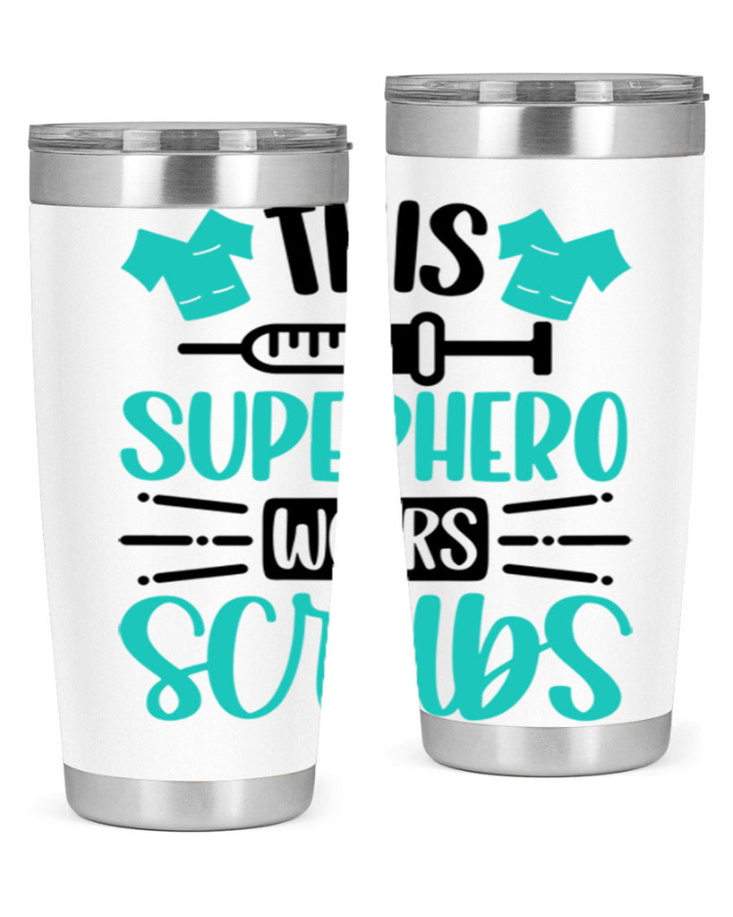 This Superhero Wears Style Style 18#- nurse- tumbler