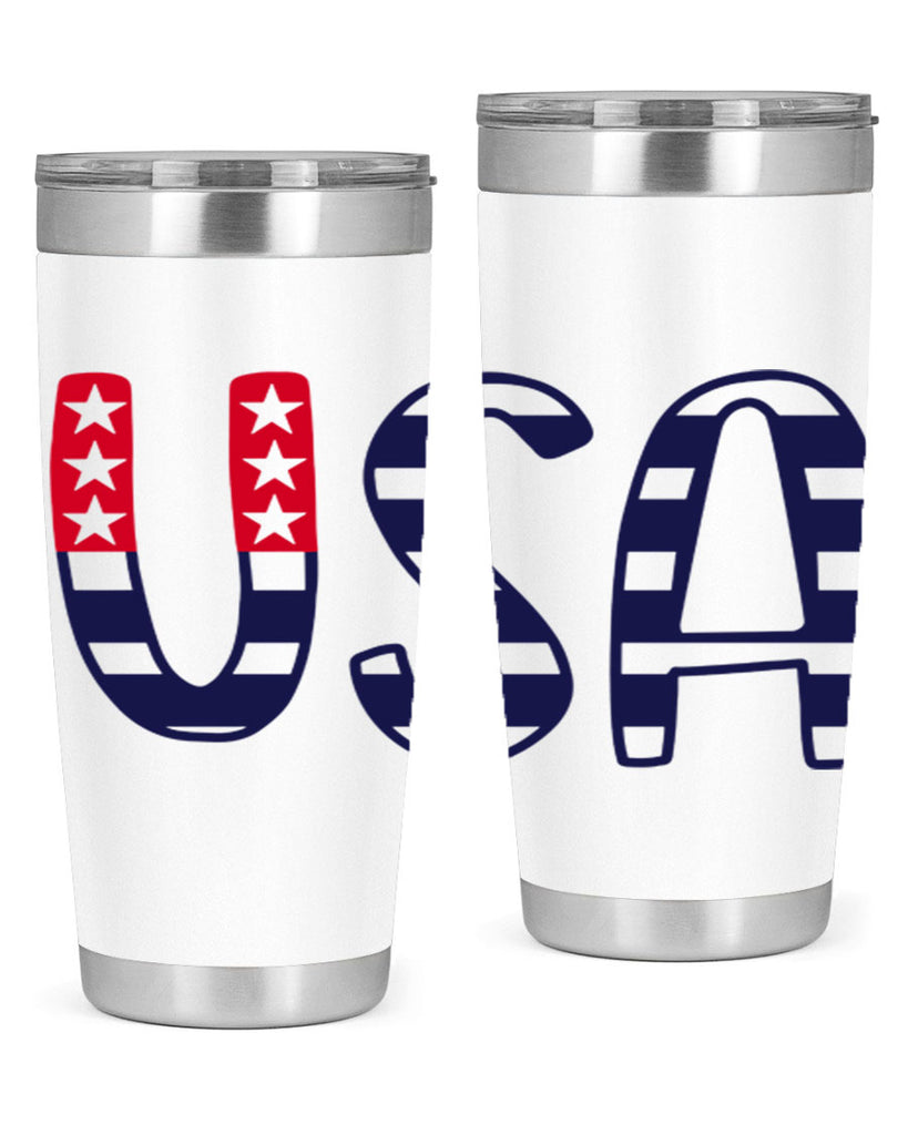 USA Style 184#- Fourt Of July- Tumbler