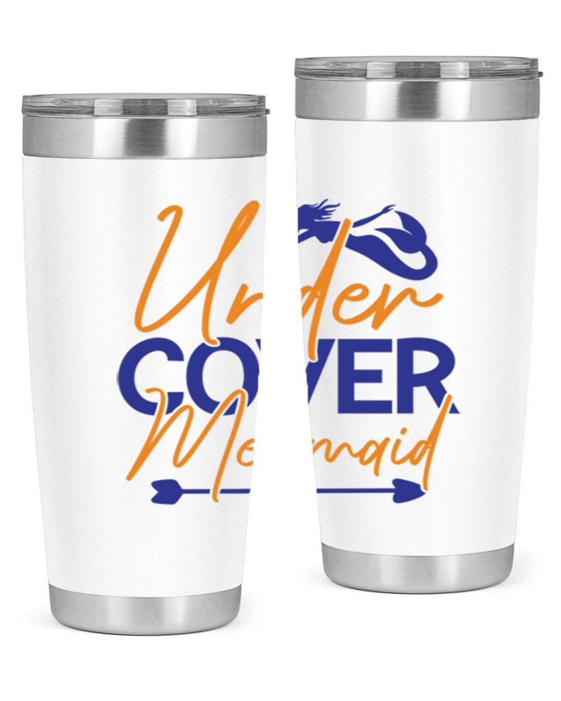 Under Cover Mermaid 636#- mermaid- Tumbler