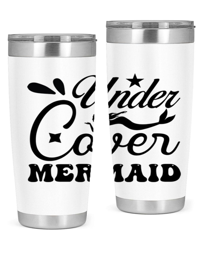 Under cover mermaid 646#- mermaid- Tumbler