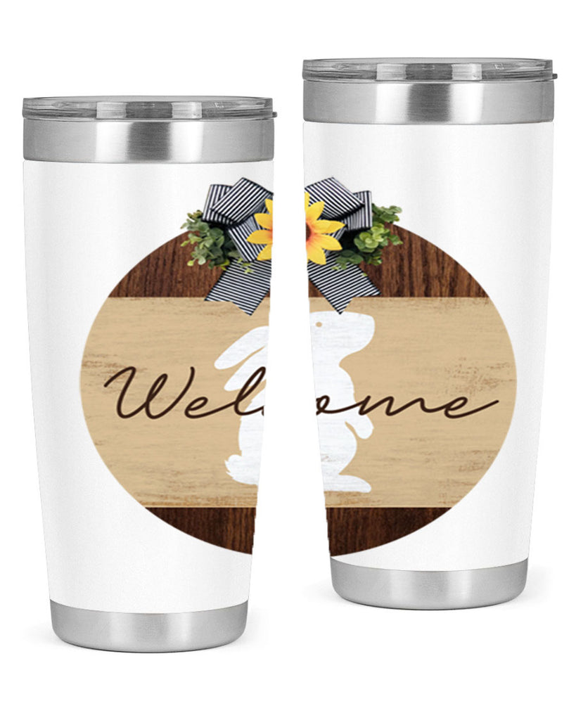 Welcome Bunny Mockup568#- spring- Tumbler