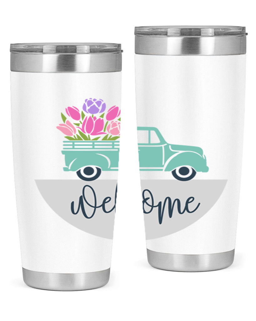 Welcome spring truck579#- spring- Tumbler