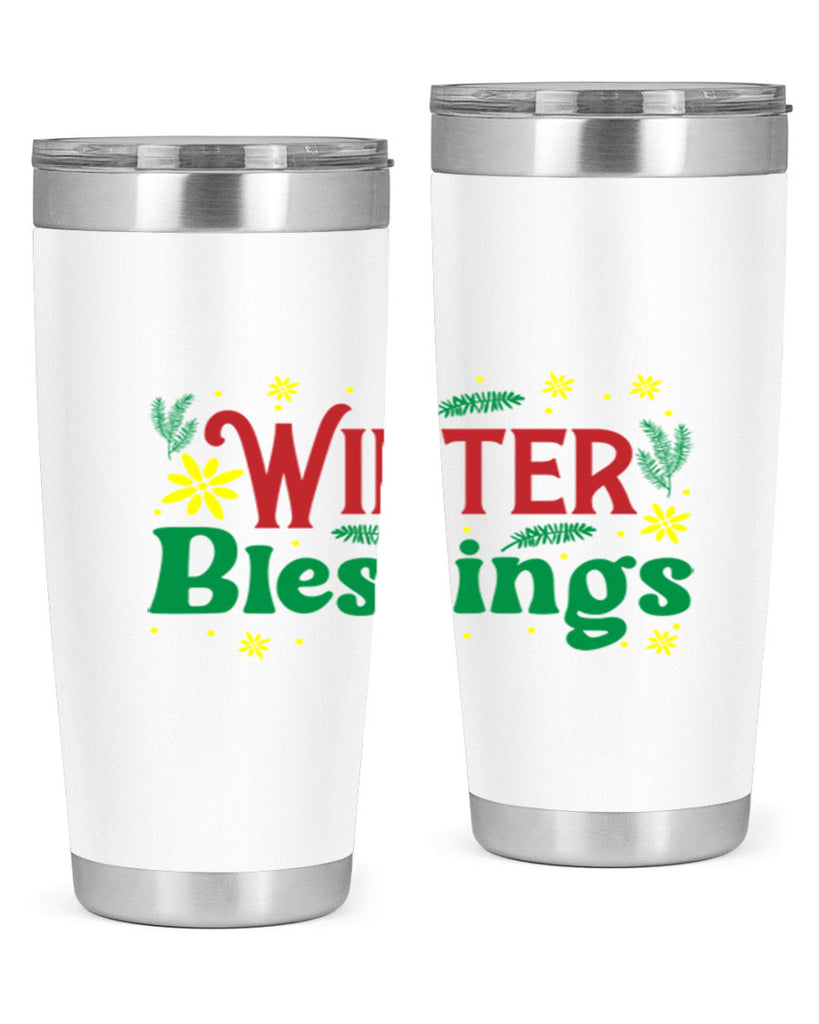 Winter Blessings 548#- winter- Tumbler