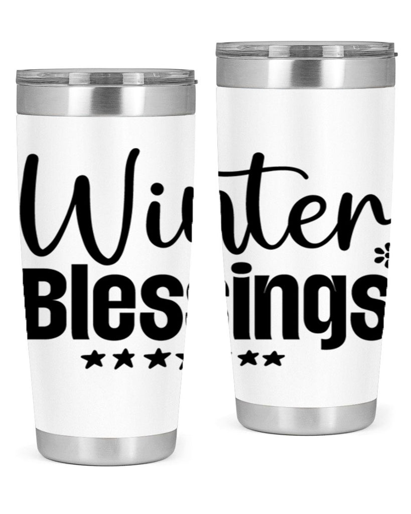 Winter Blessings497#- winter- Tumbler