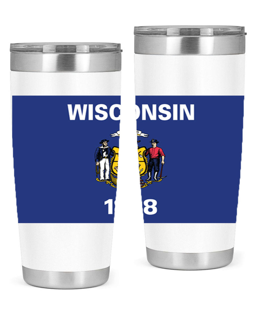 Wisconsin 2#- stateflags- Tumbler