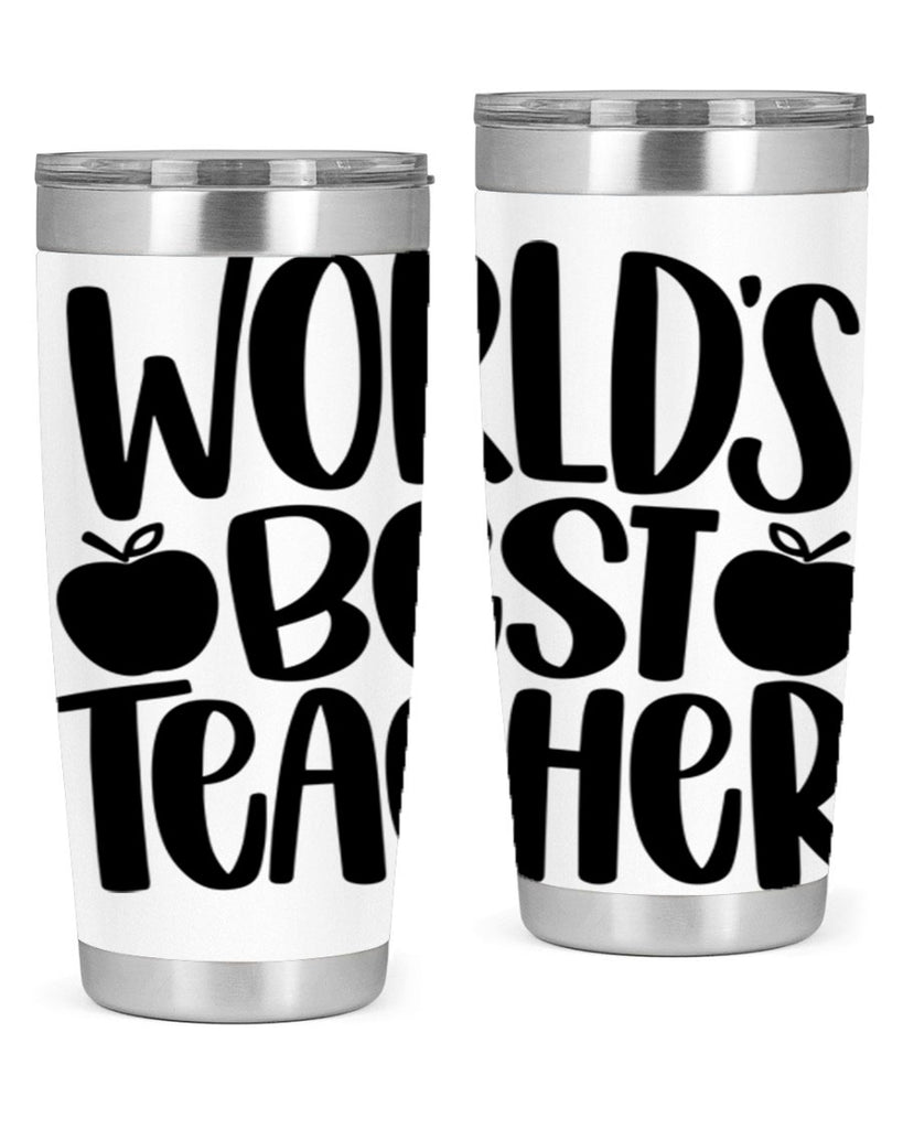 Worlds Best Teacher Style 28#- teacher- tumbler