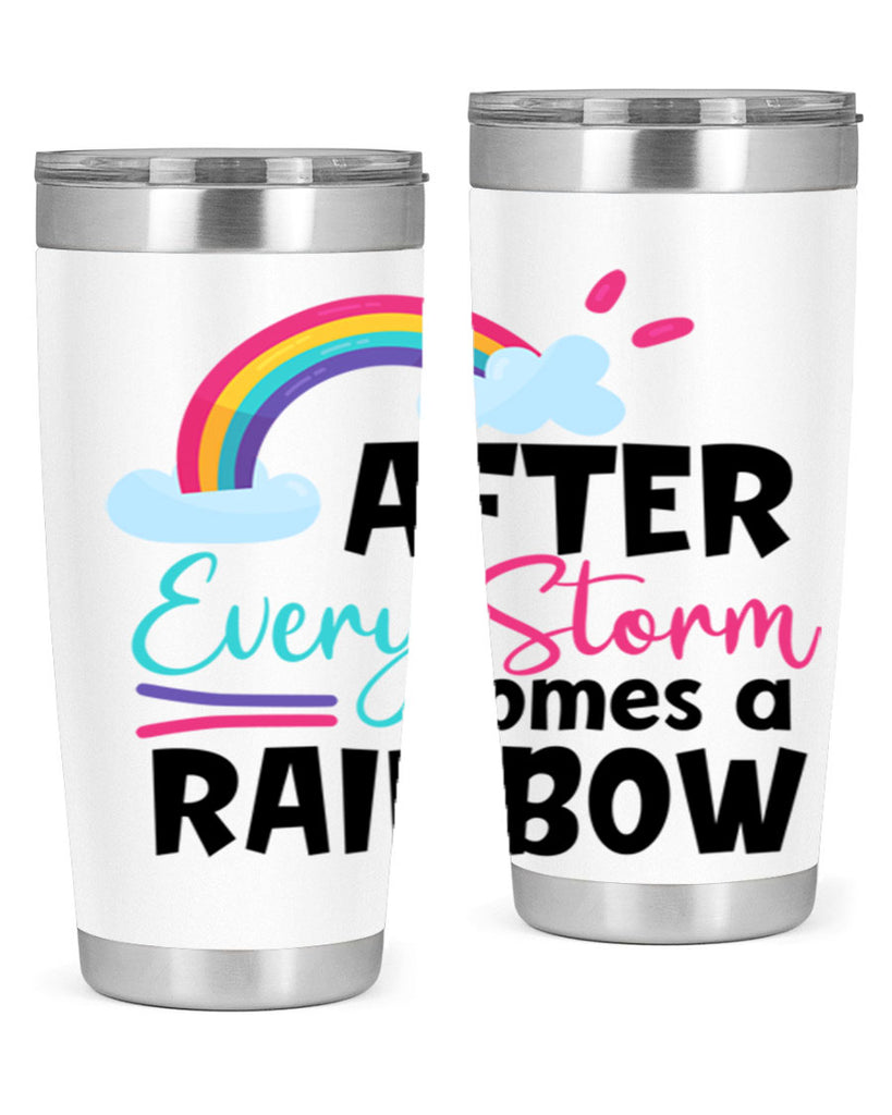 after every storm comes a rainbow Style 291#- baby- tumbler