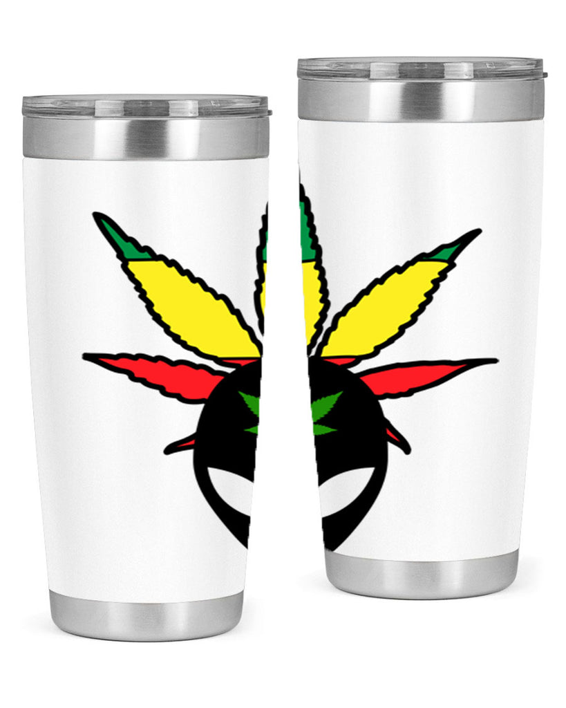 alien cannabis 10#- marijuana- Tumbler