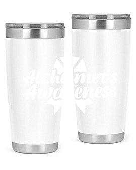 alzheimers awareness 124#- alzheimers- Tumbler