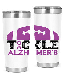 alzheimers awareness style 110#- alzheimers- Tumbler