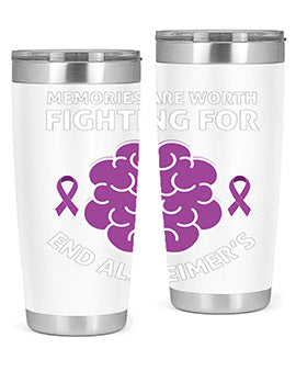 alzheimers awareness style 34#- alzheimers- Tumbler