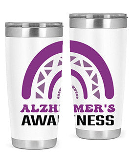 alzheimers awareness style 42#- alzheimers- Tumbler