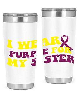 alzheimers awareness style 80#- alzheimers- Tumbler