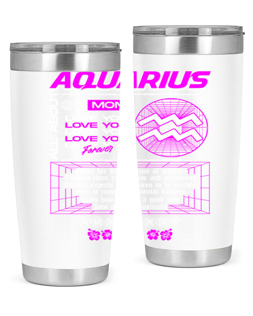 aquarius 86#- zodiac- Tumbler