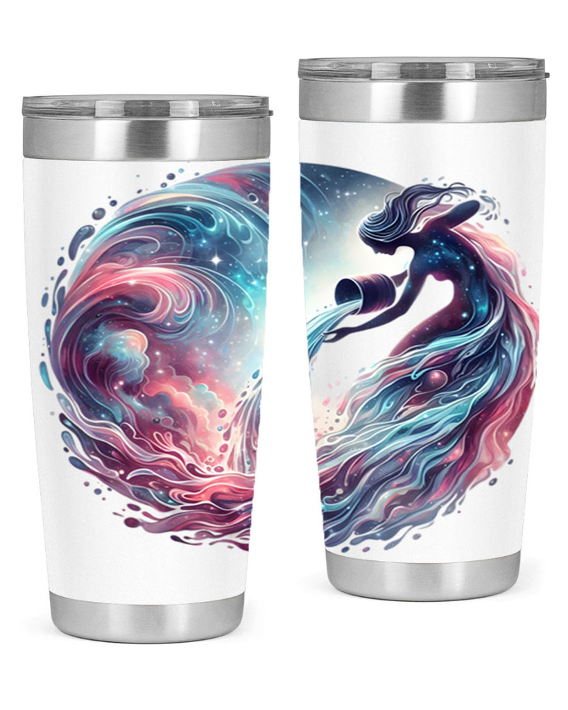 aquarius 91#- zodiac- Tumbler