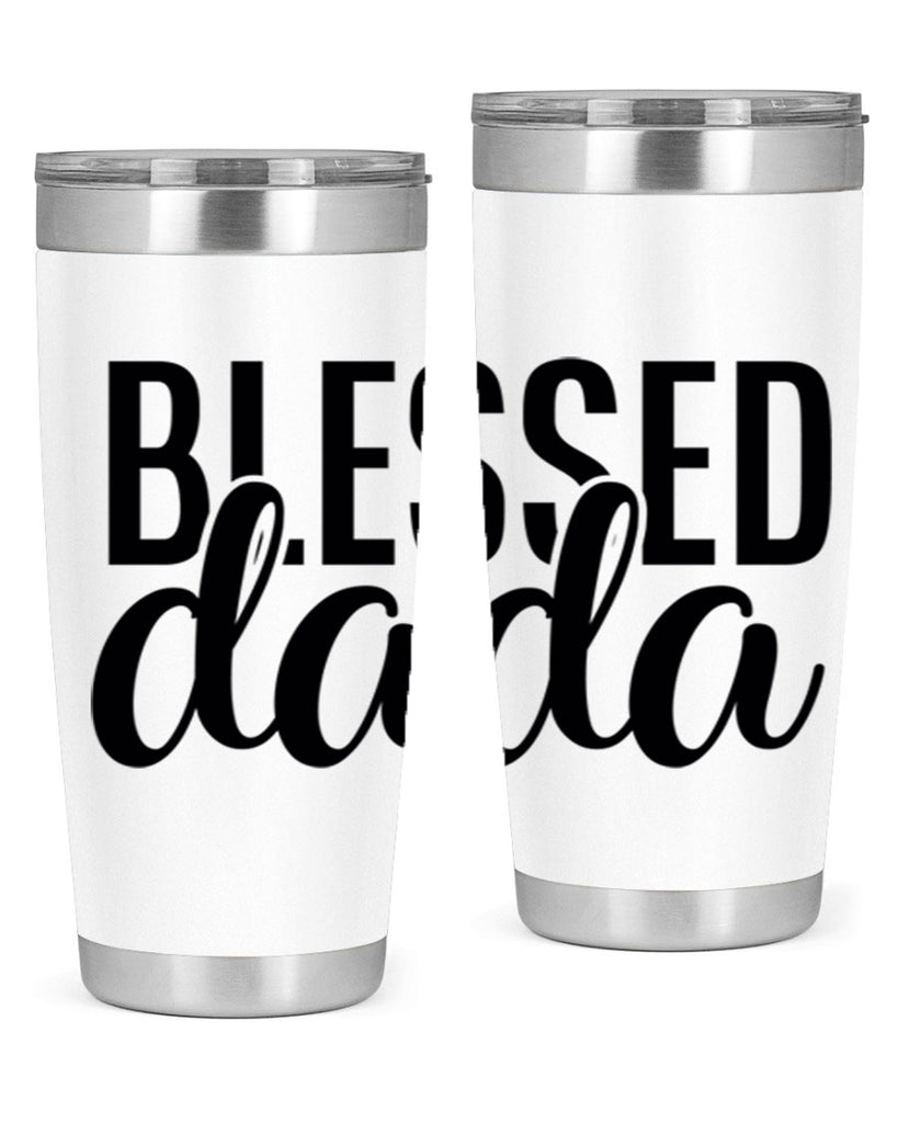 blessed dada 34#- dad- Tumbler