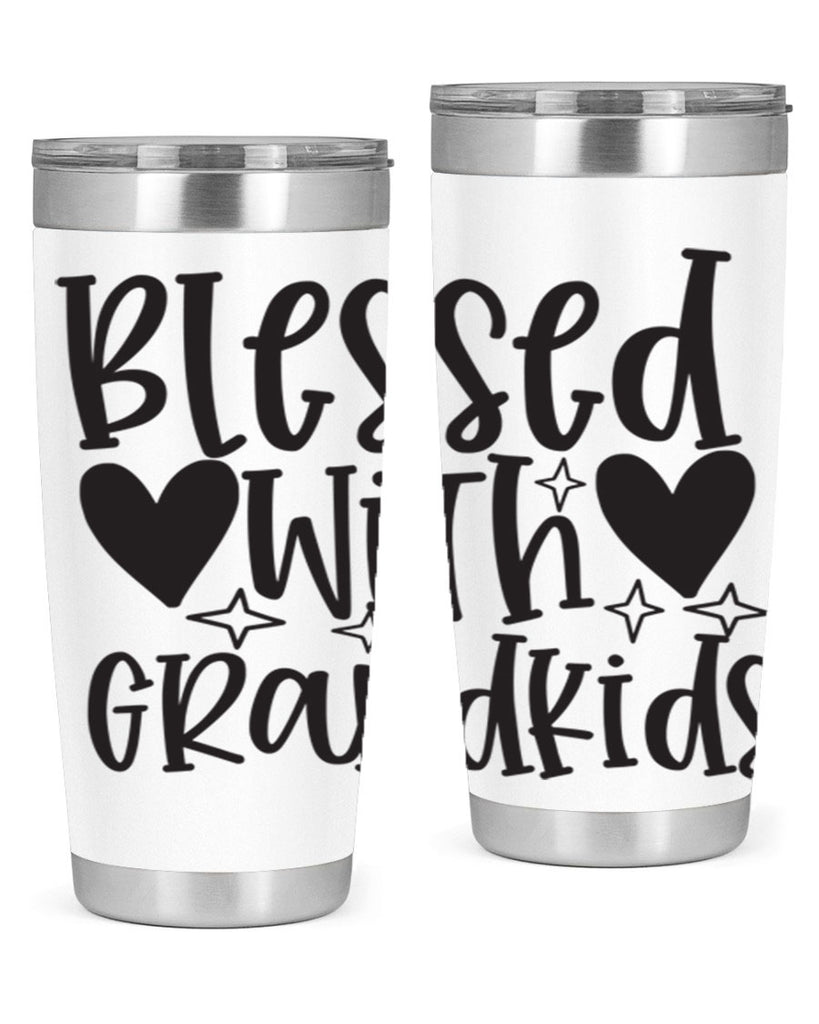 blessed with grandkids 415#- mom- Tumbler