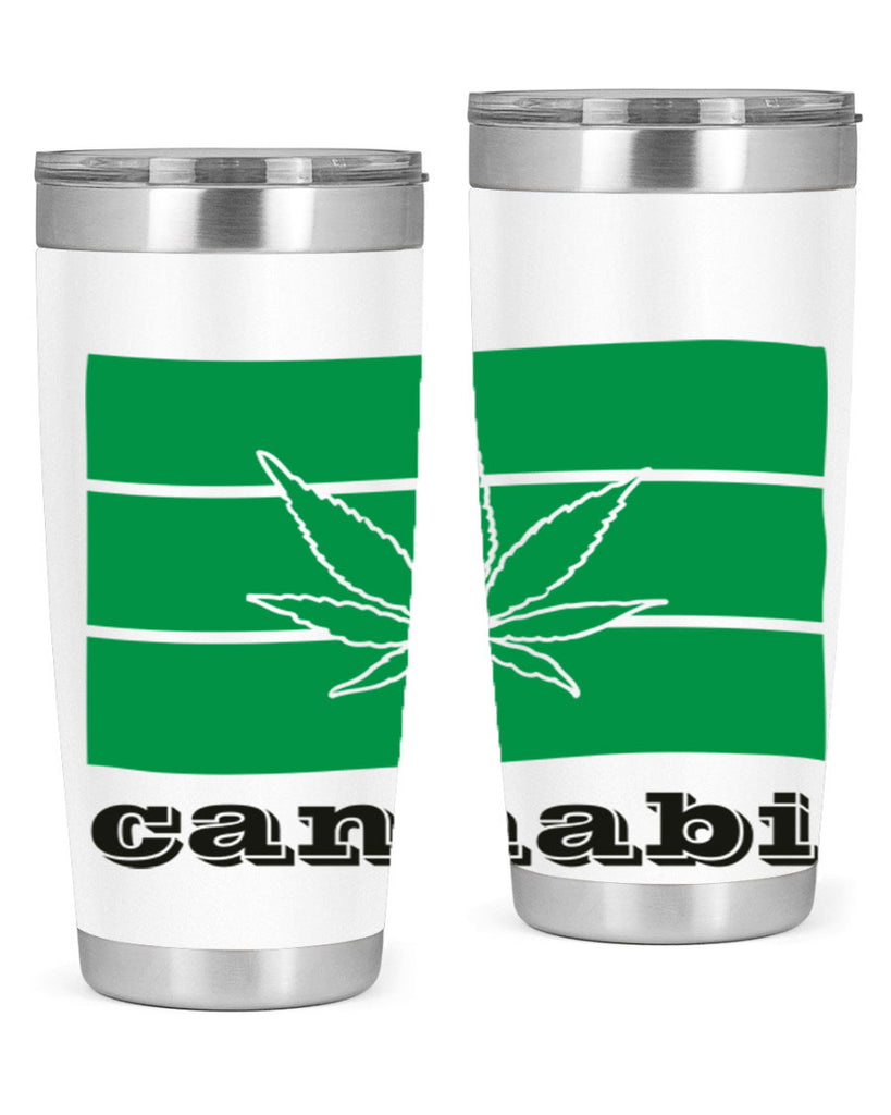 cannabi flag 36#- marijuana- Tumbler