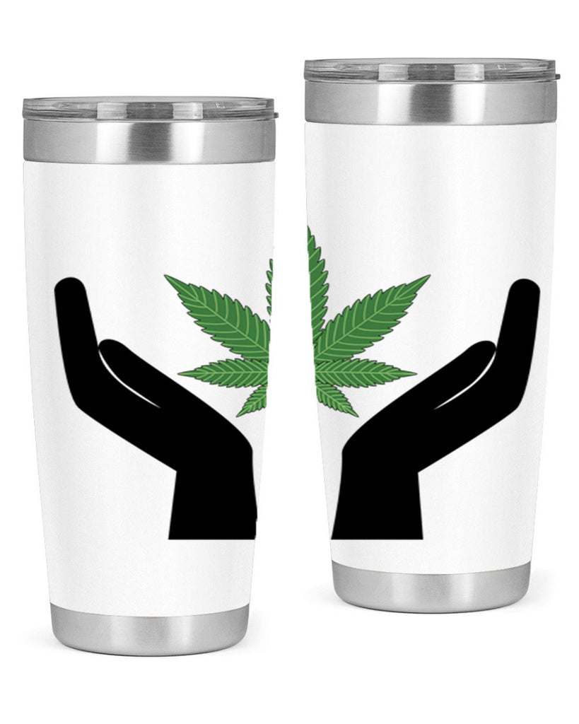 cannabis hands 44#- marijuana- Tumbler