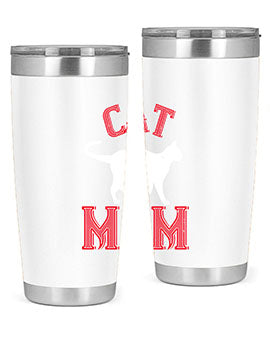 cat mom Style 35#- cat- Tumbler