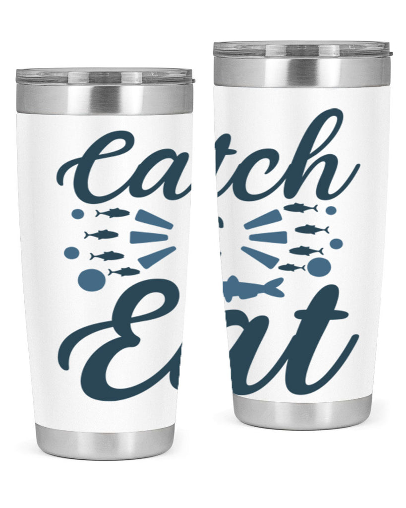 catch eat 173#- fishing- Tumbler