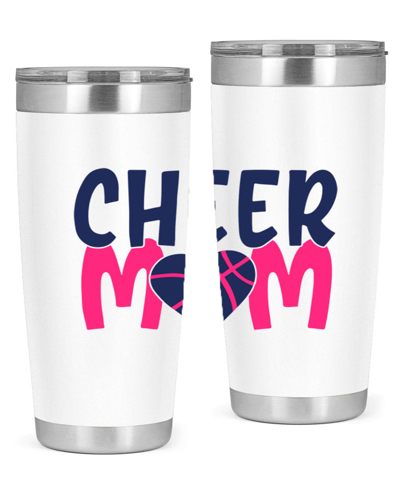 cheer mom 1746#- cheer- Tumbler