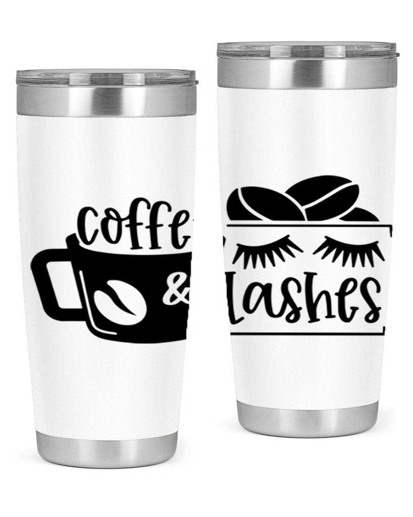 coffee lashes 176#- coffee- Tumbler