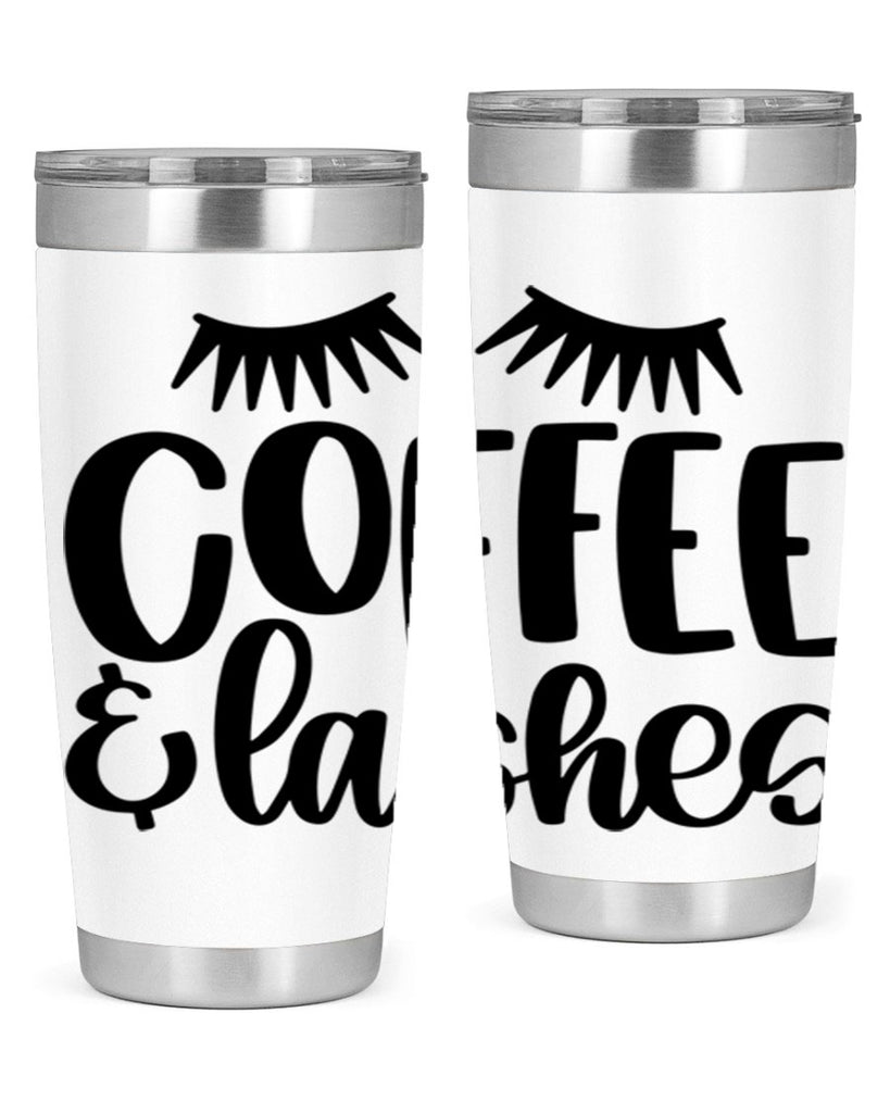 coffee lashes 177#- coffee- Tumbler