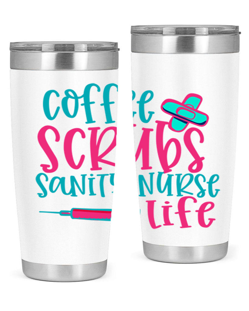 coffee scrubs sanity nurse life Style Style 207#- nurse- tumbler