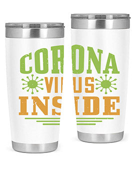 coronavirus inside Style 2#- corona virus- Cotton Tank