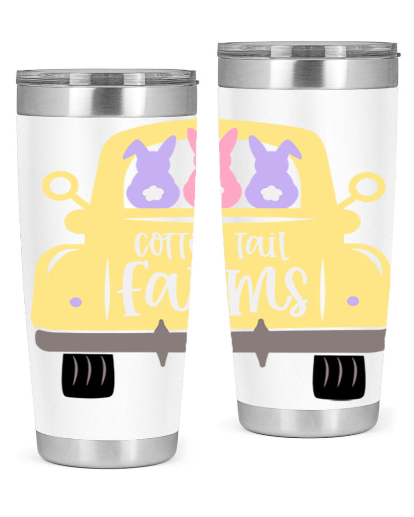 cotton tail farms 62#- easter- Tumbler