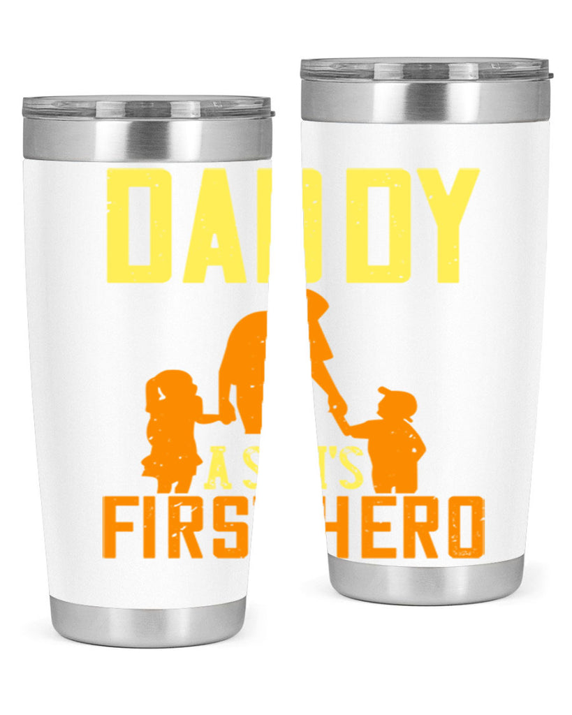 daddy a sons first hero 249#- fathers day- Tumbler