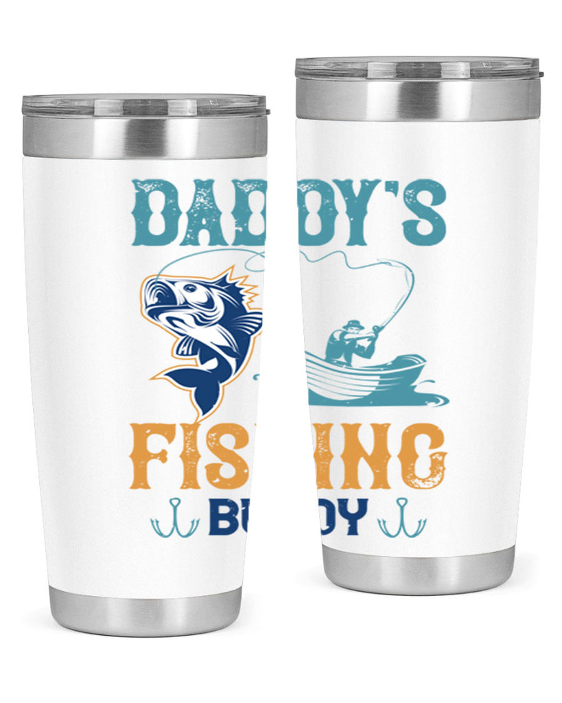 daddy’s fishing buddy 166#- fishing- Tumbler