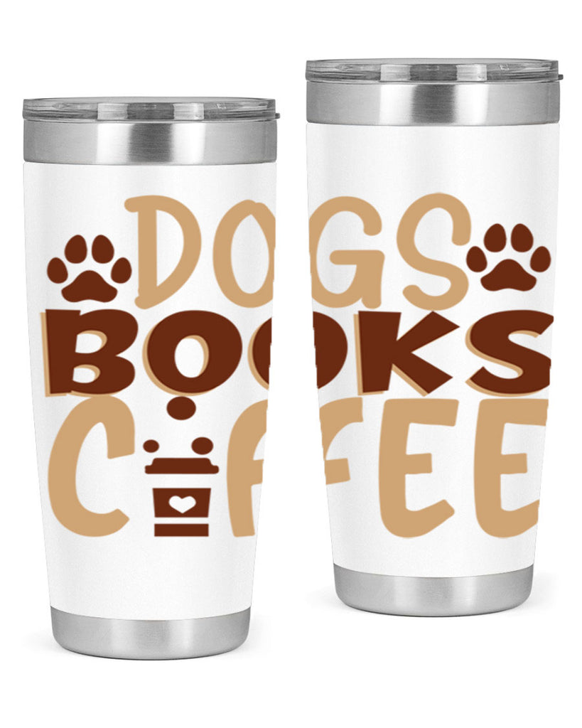 dogs books coffee 214#- coffee- Tumbler