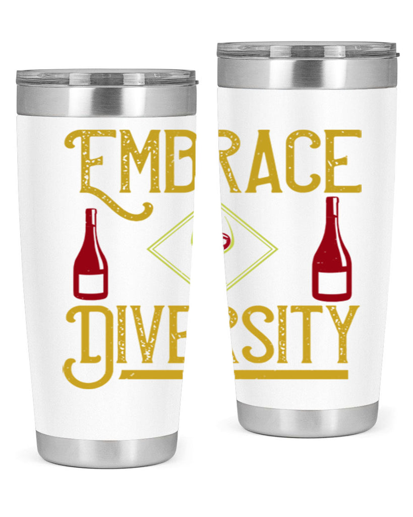 embrace diversity 218#- wine- Tumbler