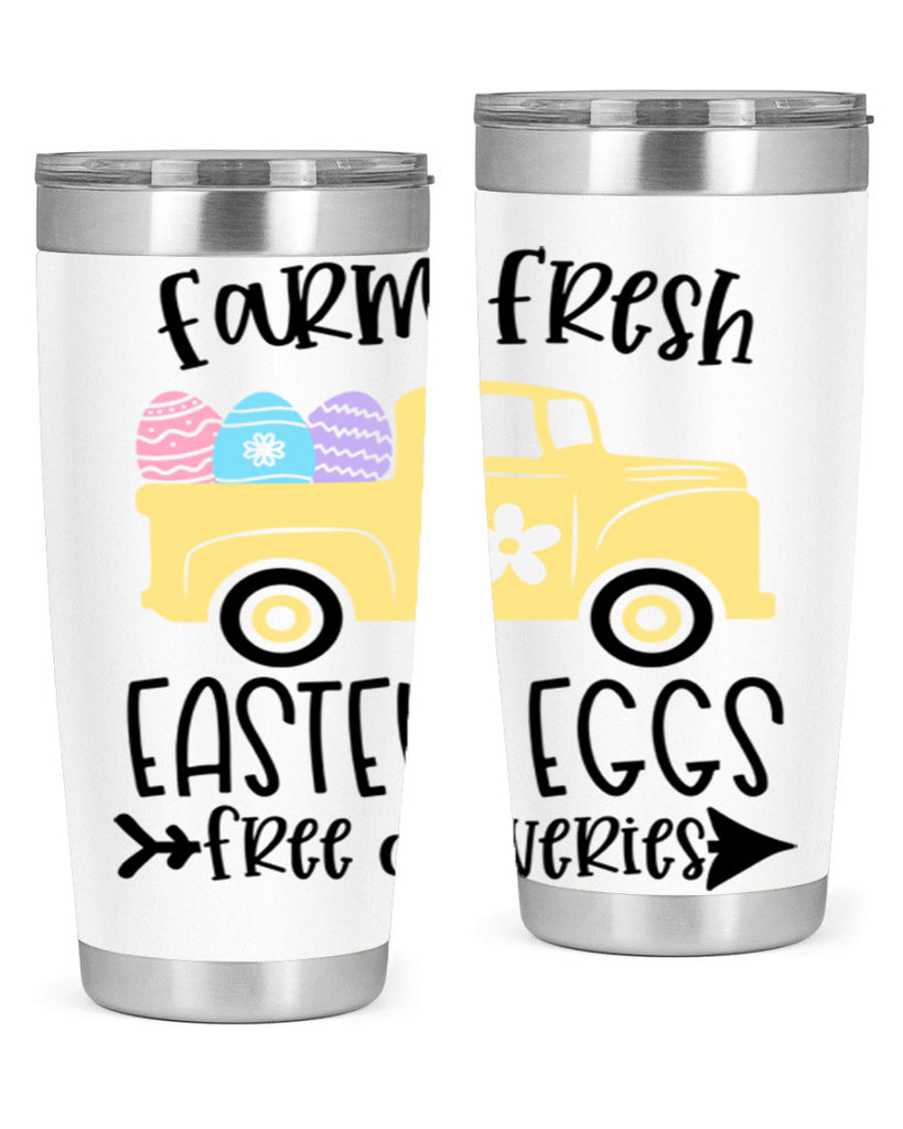 farm fresh easter eggs 46#- easter- Tumbler