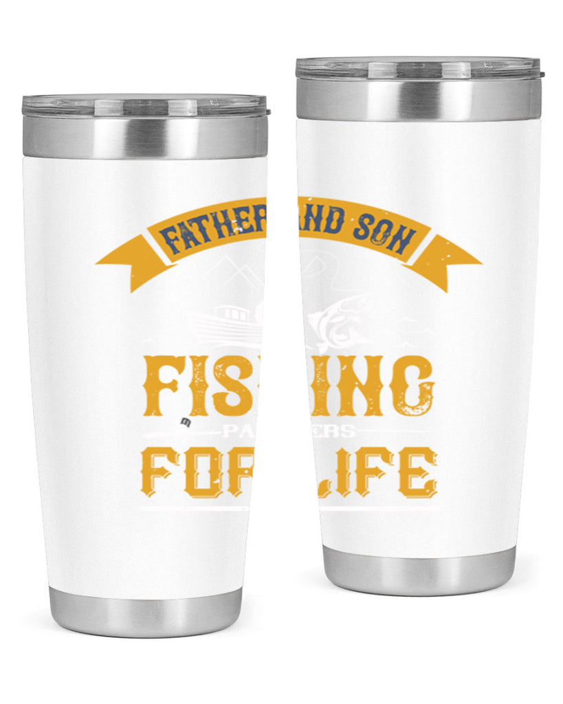 father and son fishing partners for life 158#- fishing- Tumbler