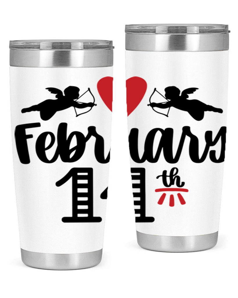 february th 28#- valentines day- Tumbler