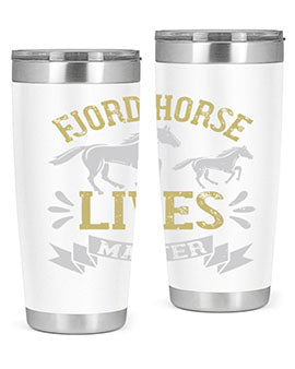 fjord horse lives matter Style 54#- horse- Tumbler