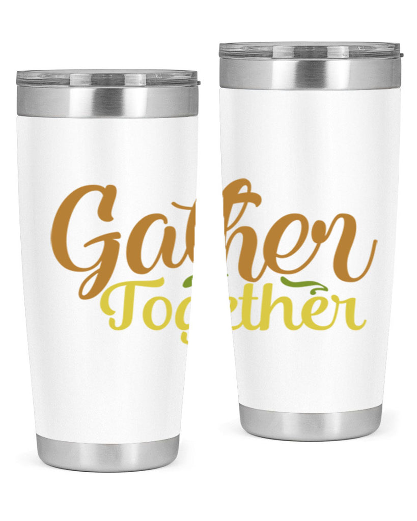 gather together 61#- thanksgiving- Tumbler