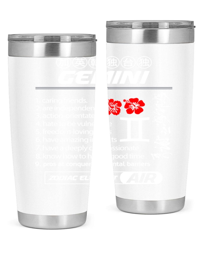 gemini 242#- zodiac- Tumbler