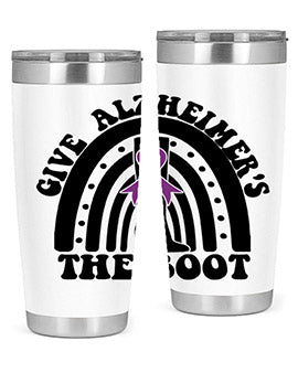 give alzheimer s the boot 154#- alzheimers- Tumbler