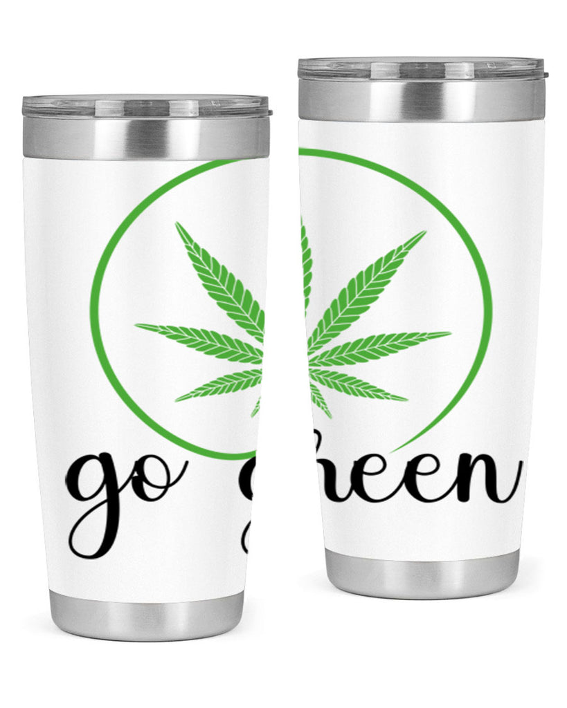 go green cannabis 92#- marijuana- Tumbler