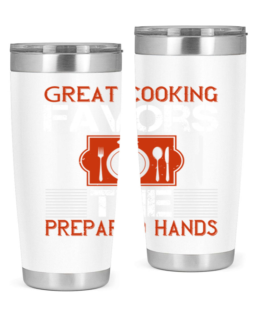 great cooking favors the prepared hands 37#- cooking- Tumbler