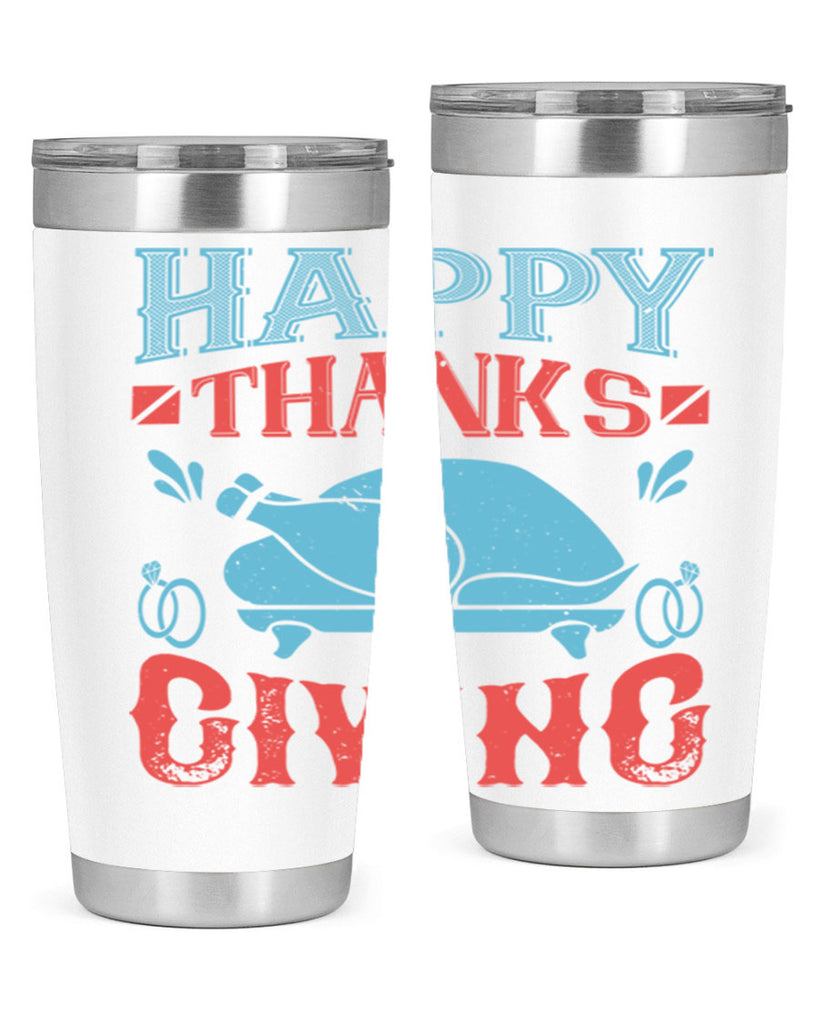 happy thanks giving 36#- thanksgiving- Tumbler